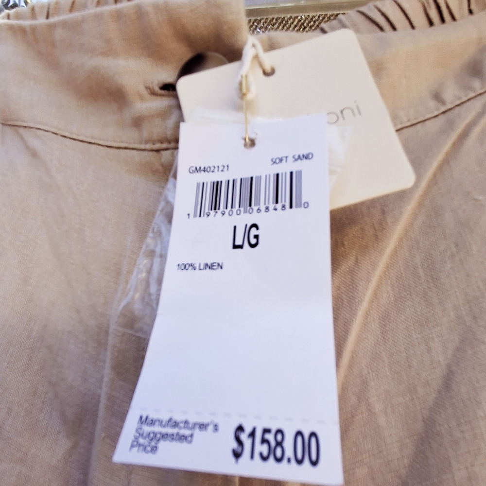 Soft Sand Linen Pants for ladie
